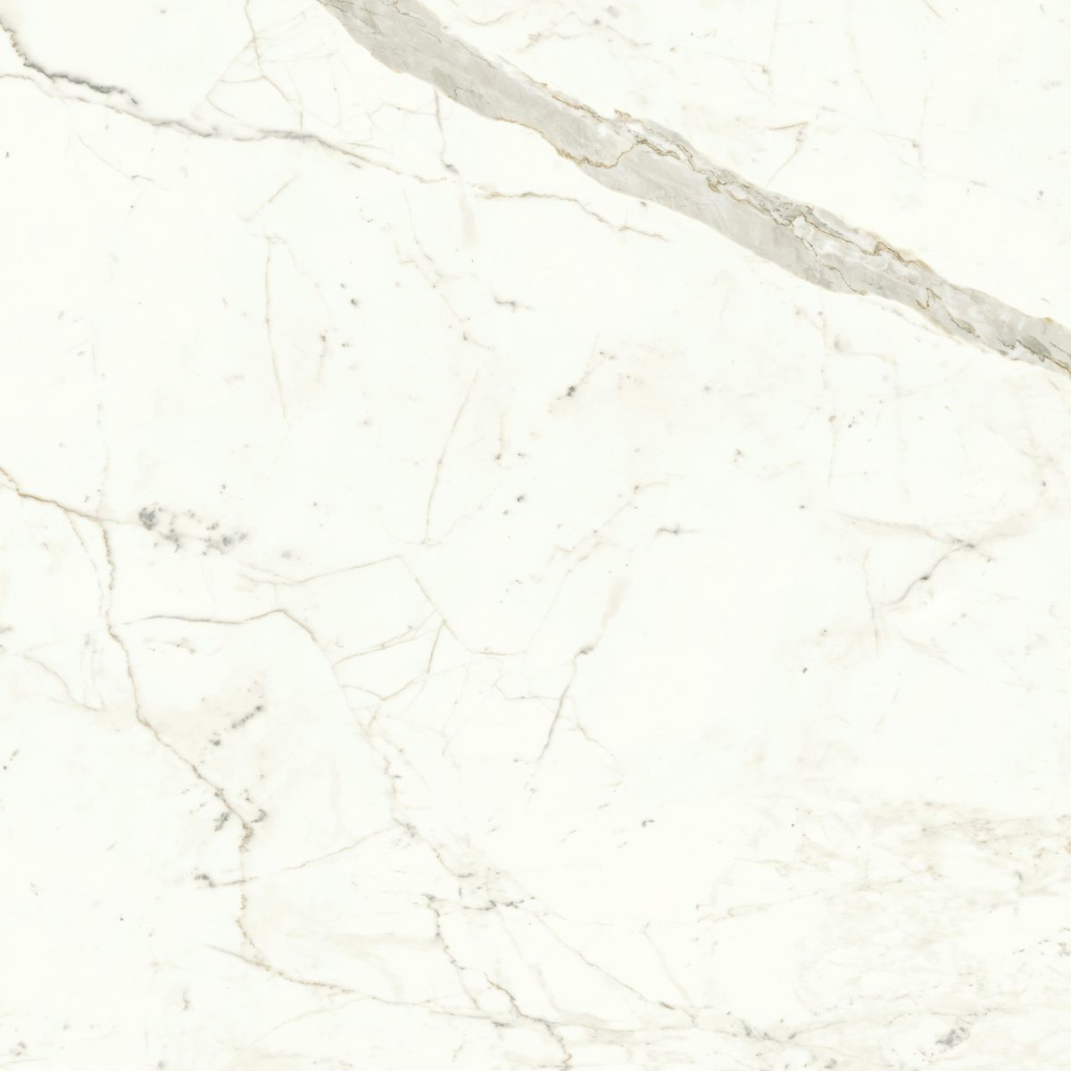 Керамогранит Atlas Concorde Italy Marvel Shine Marvel Calacatta Prestigio Lapp 120x120 Белый, фото 6