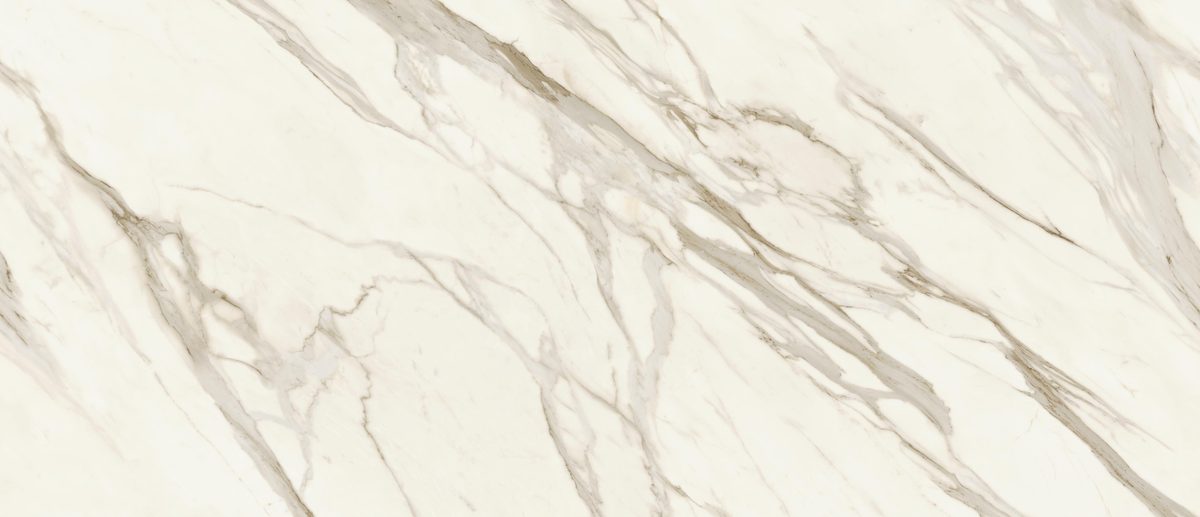 Керамогранит Atlas Concorde Italy Marvel Meraviglia Calacatta Bernini 6mm Lapp. 120x278 Белый