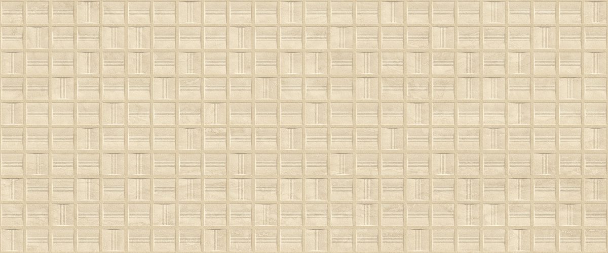 Керамическая плитка Atlas Concorde Italy MARVEL T Marvel T 3D Qube Navona Sand matt 50x120 Бежевый