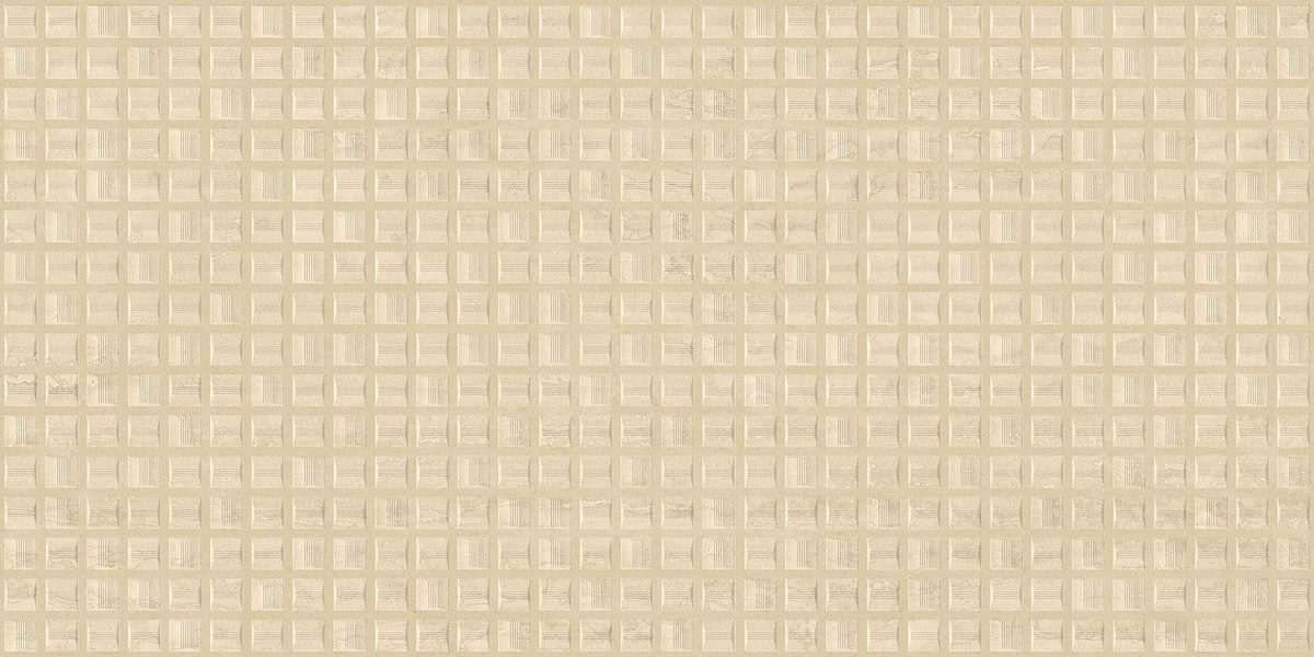Керамическая плитка Atlas Concorde Italy MARVEL T Marvel T 3D Mini Qube Navona Sand matt 40x80 Бежевый