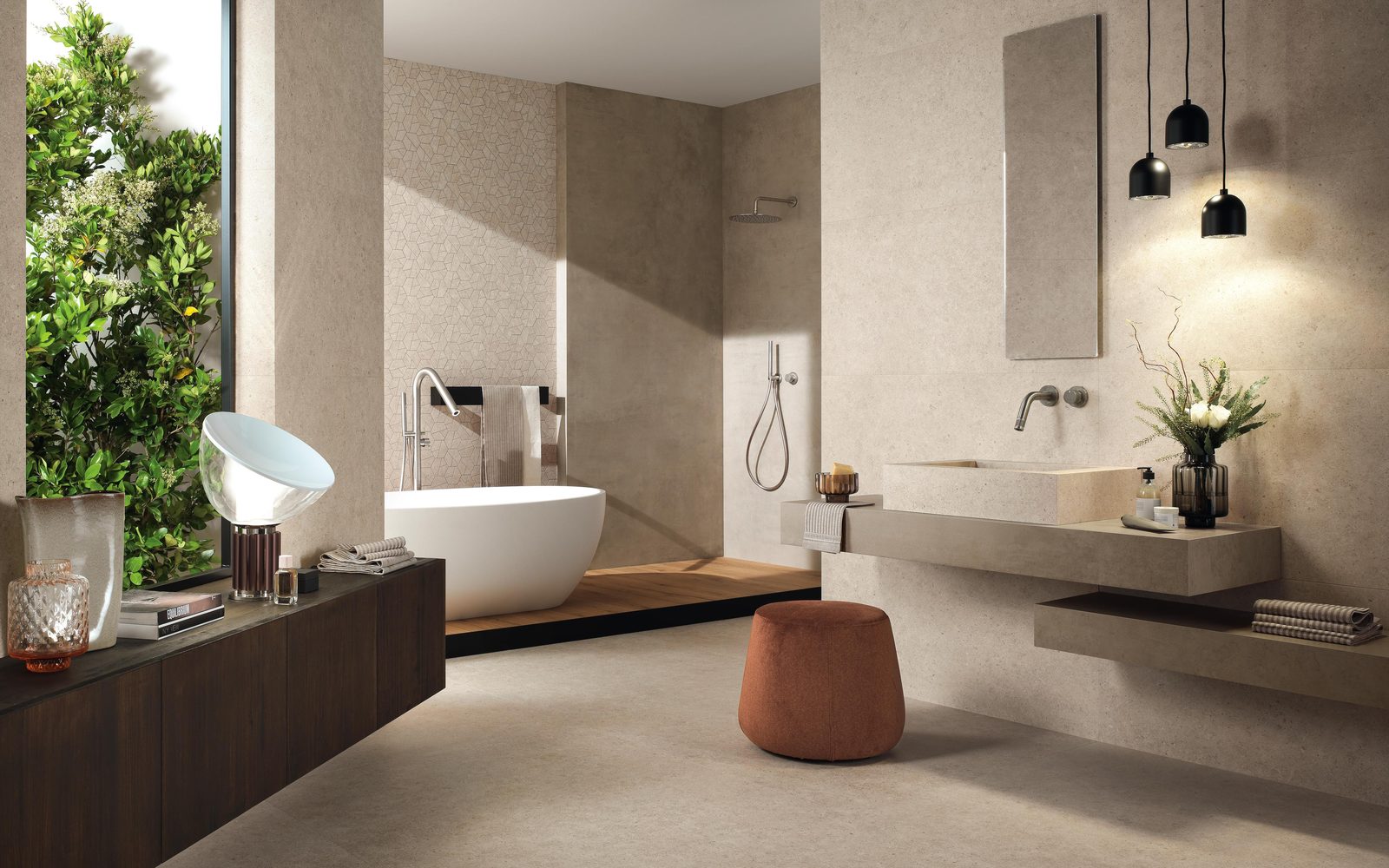 Керамогранит Atlas Concorde Italy Boost Stone Ivory 120x120 Бежевый, фото 3