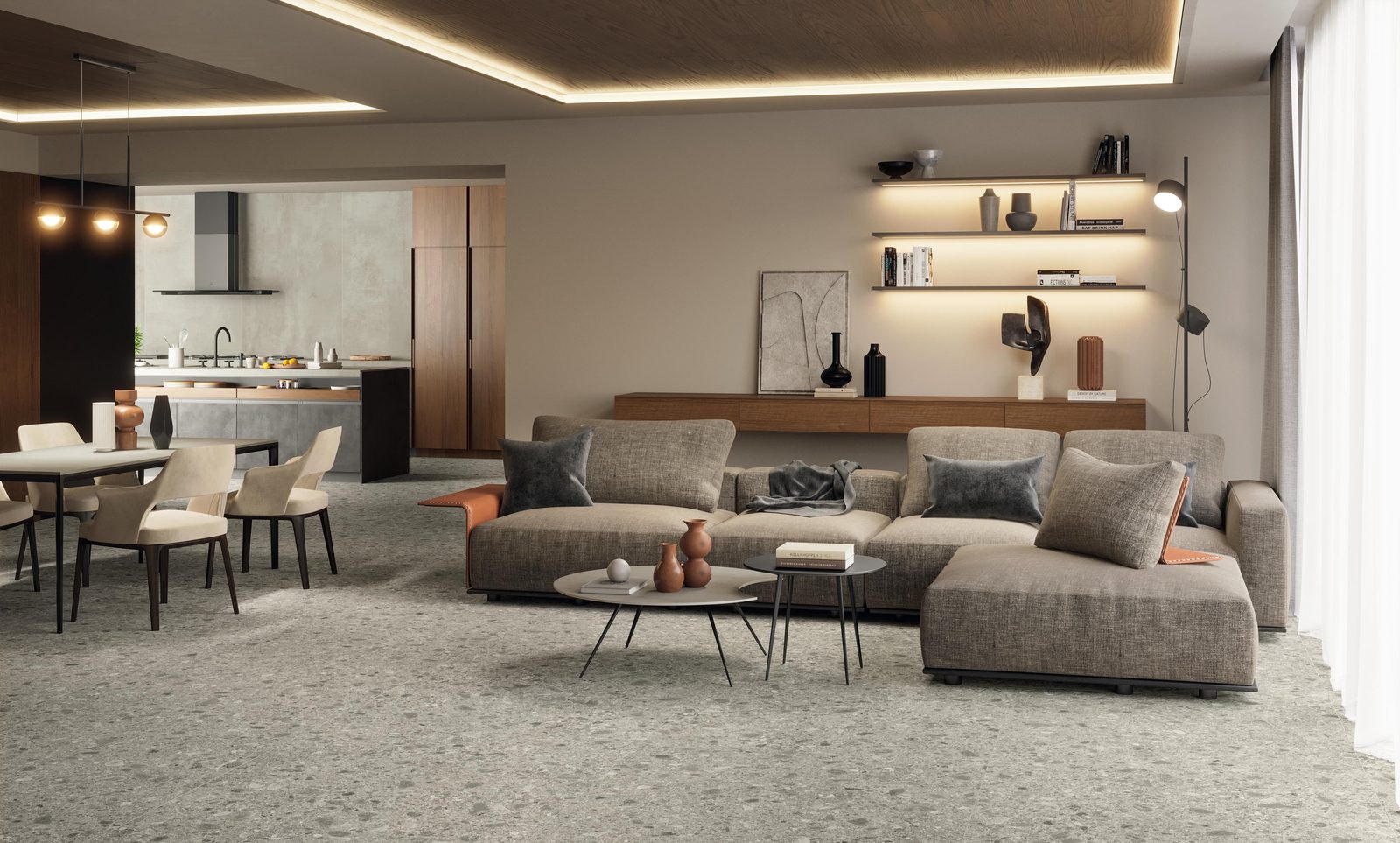 Керамогранит Atlas Concorde Italy Boost Mix Pearl 120x120 Серый, фото 2
