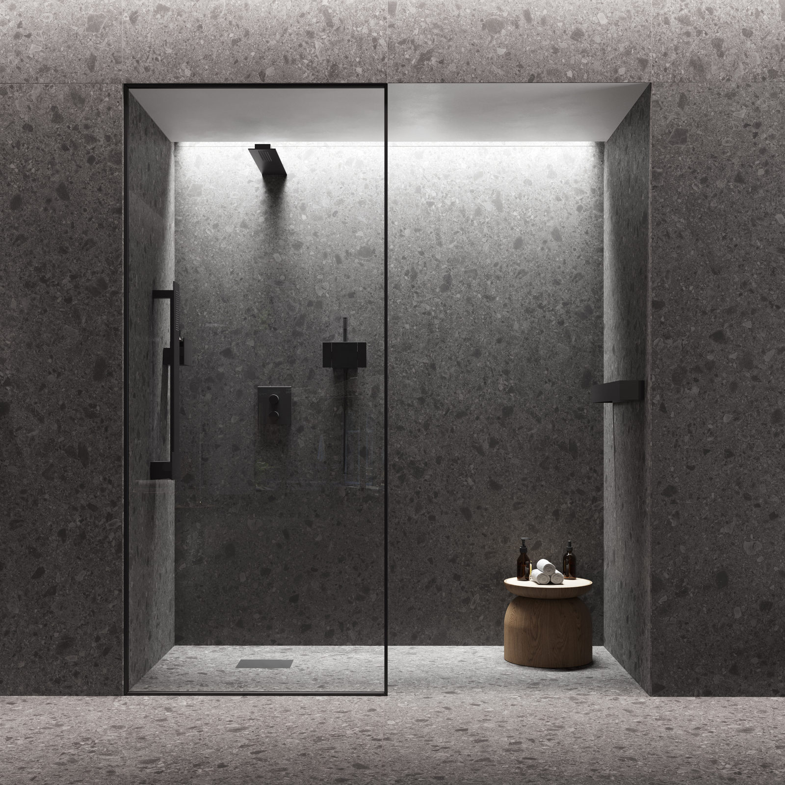 Керамогранит Atlas Concorde Italy Boost Mix Smoke 120x120 Черный, фото 4