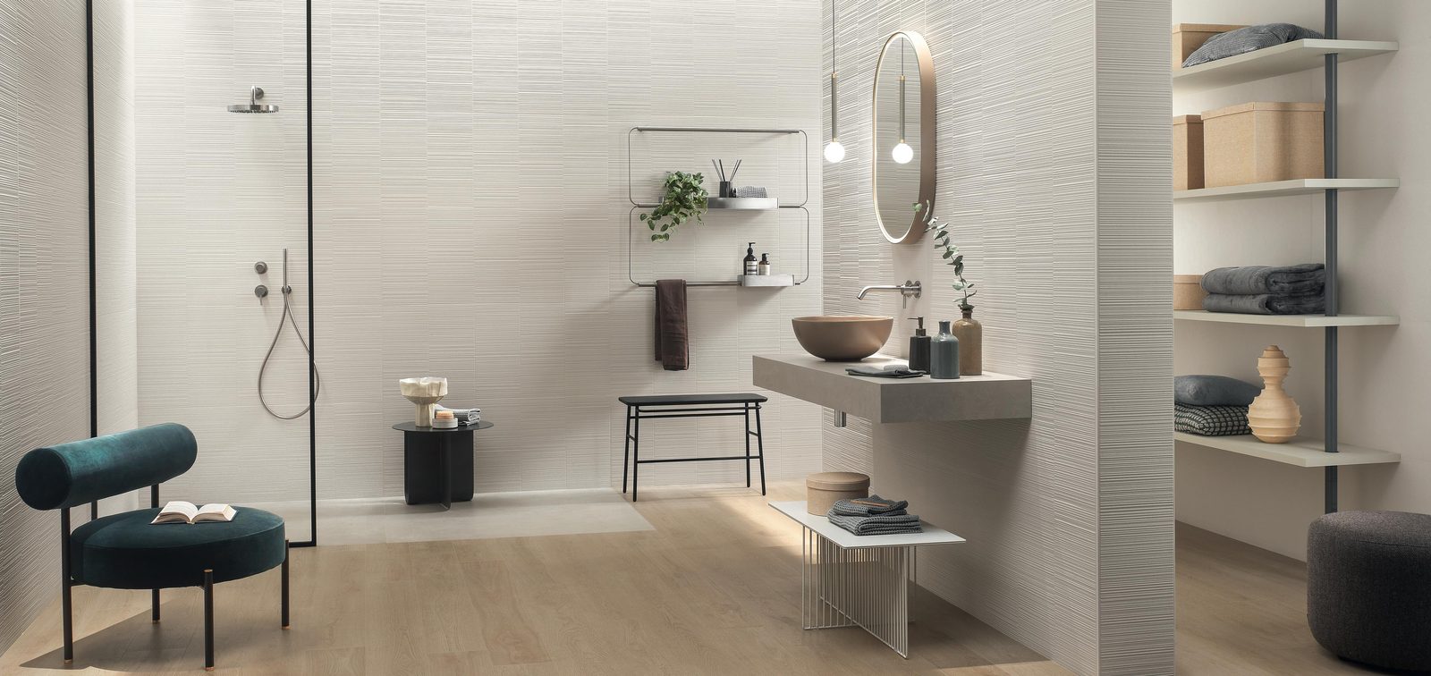 Керамогранит Atlas Concorde Italy 3D Wall Plaster Barcode White 50x120 Белый, фото 4