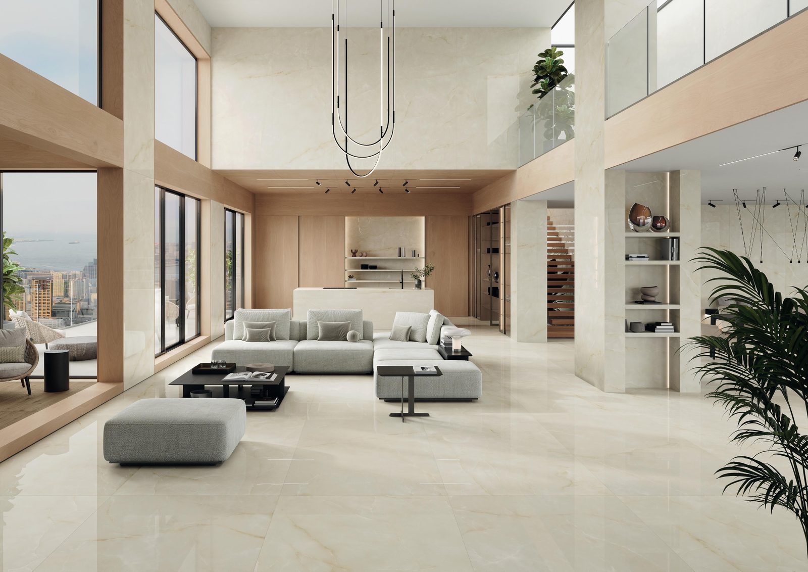 Керамогранит Atlas Concorde Italy Marvel Onyx White 6mm Lapp. 120x278 Белый, фото 3