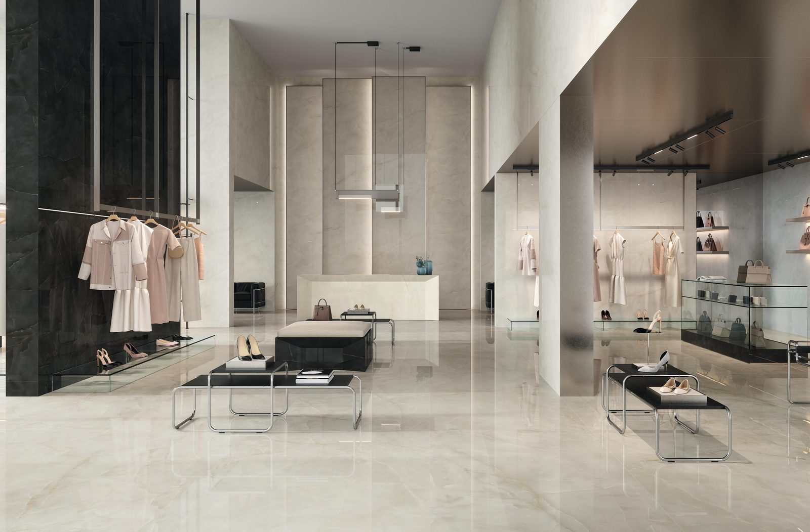 Керамогранит Atlas Concorde Italy Marvel Onyx Pearl 6mm Lapp. 120x278 Серый, фото 3