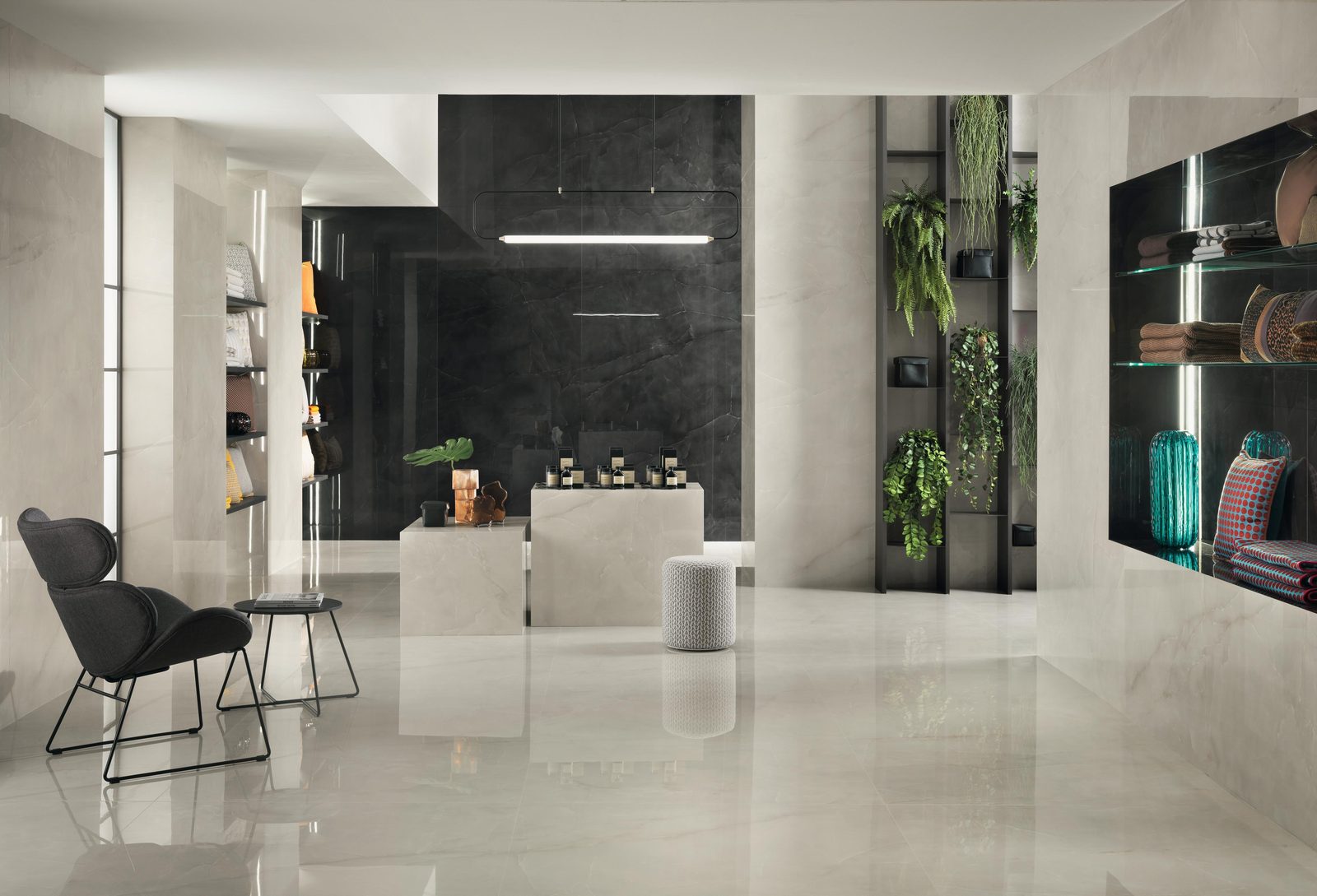 Керамогранит Atlas Concorde Italy Marvel Onyx Pearl 6mm Lapp. 120x278 Серый, фото 5