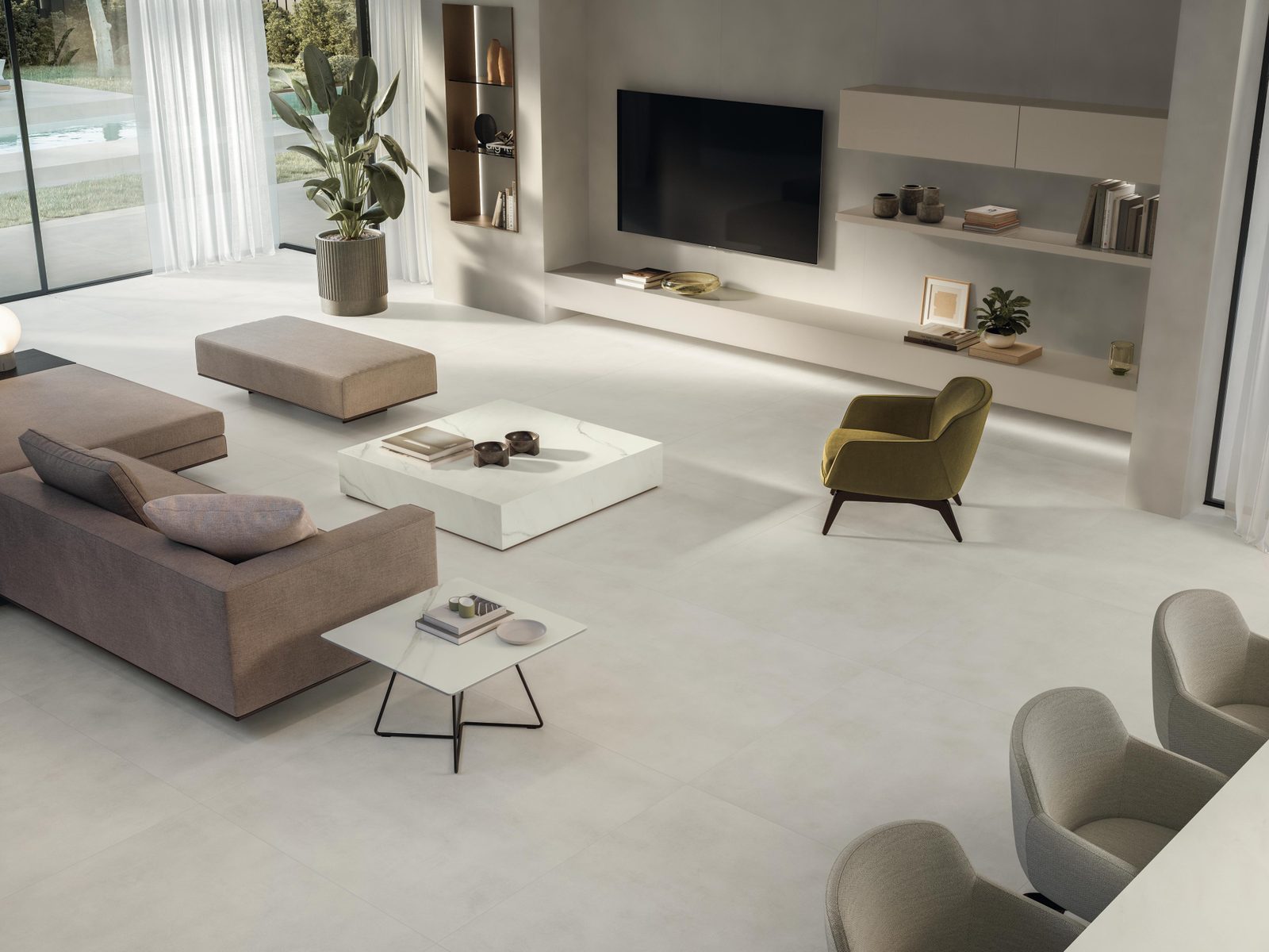 Керамогранит Atlas Concorde Italy Boost Balance Moon 120x120 Бежевый, фото 5