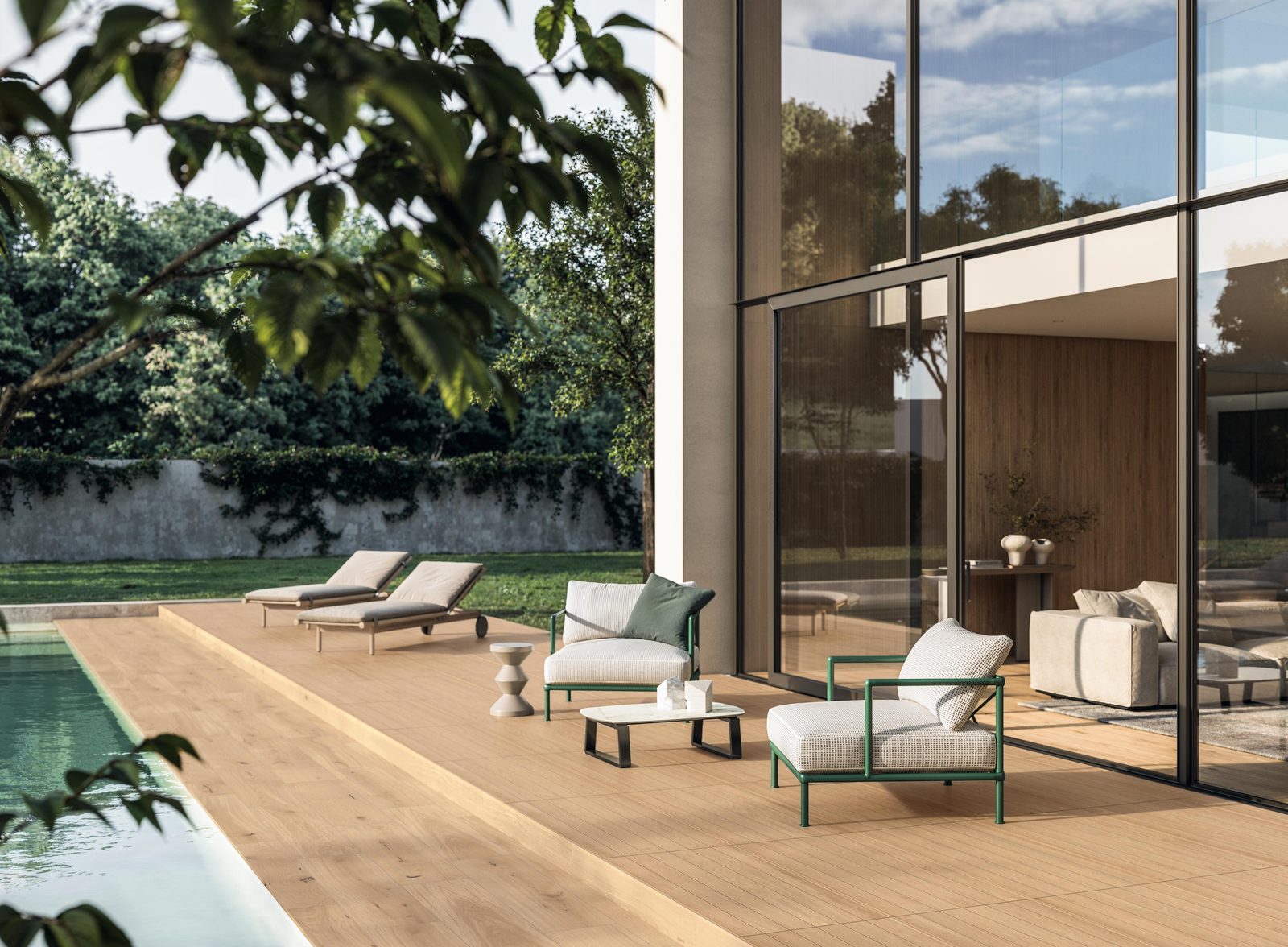 Керамогранит Atlas Concorde Italy Log Icon Oak Deck 20mm 60x120 Бежевый, фото 2