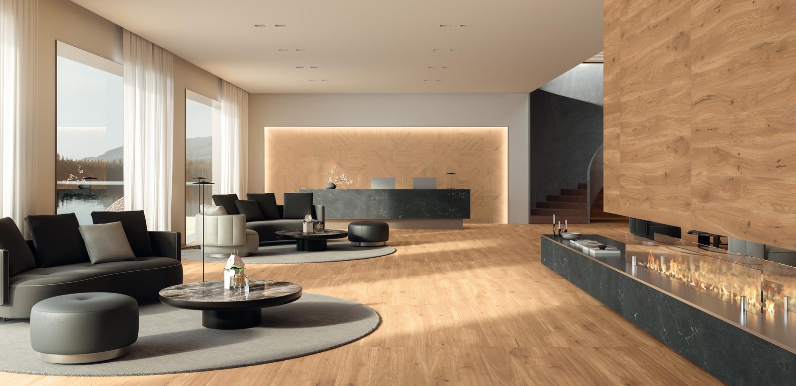 Керамогранит Atlas Concorde Italy Log Amber Oak Forest 20x120 Бежевый, фото 2