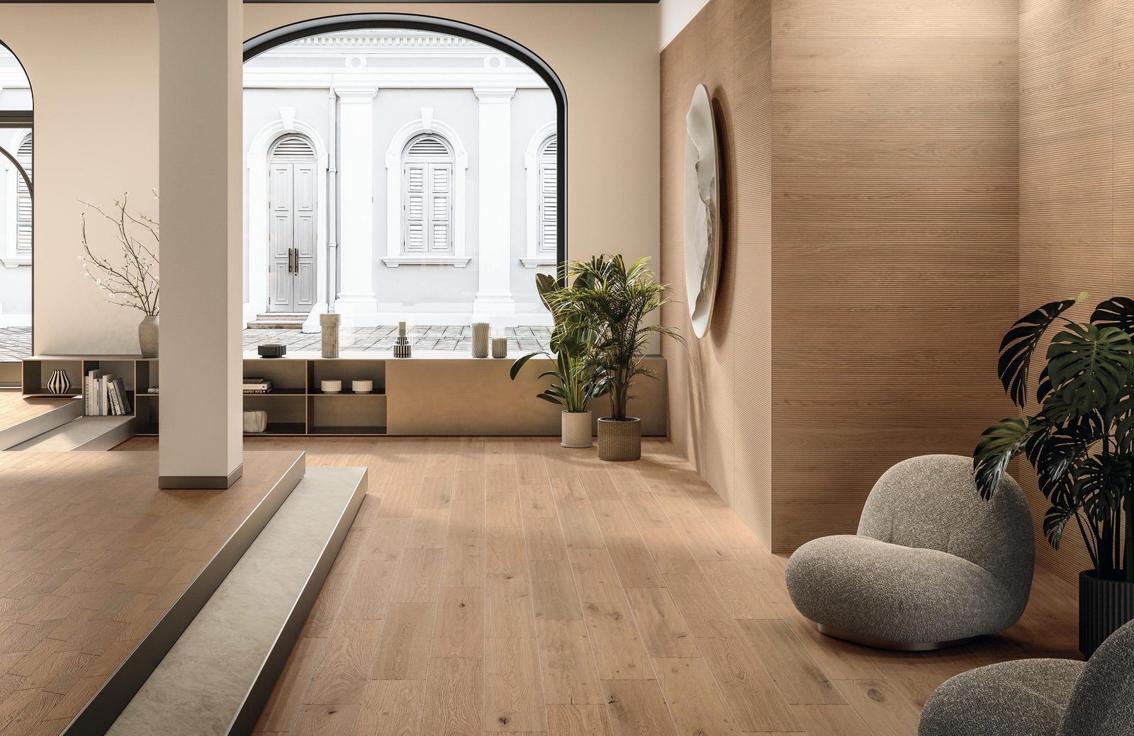 Керамогранит Atlas Concorde Italy Log Deep Oak 20x120 Бежевый, фото 3
