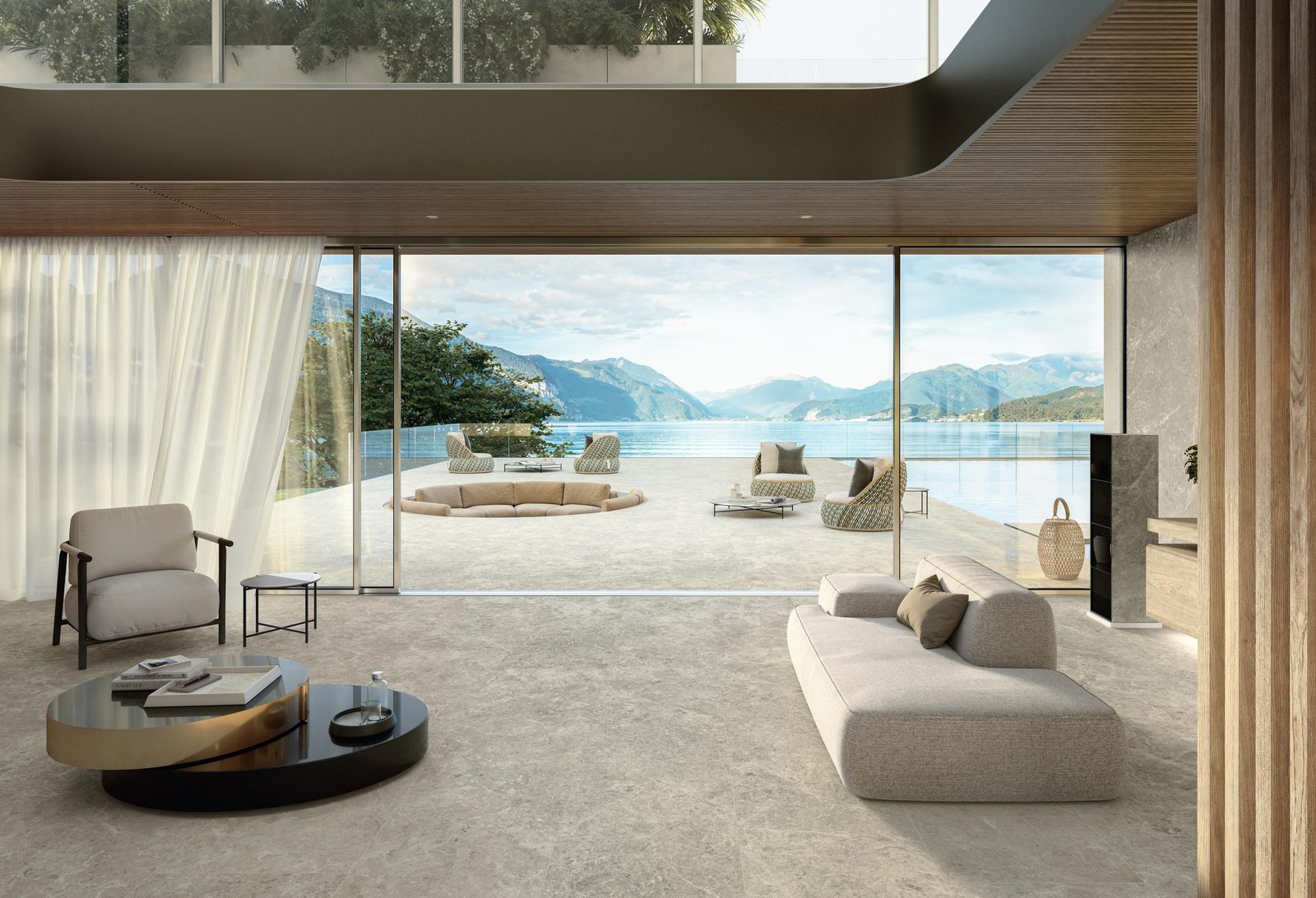 Керамогранит Atlas Concorde Italy Nyra Mist matt 60x120 Серый, фото 4