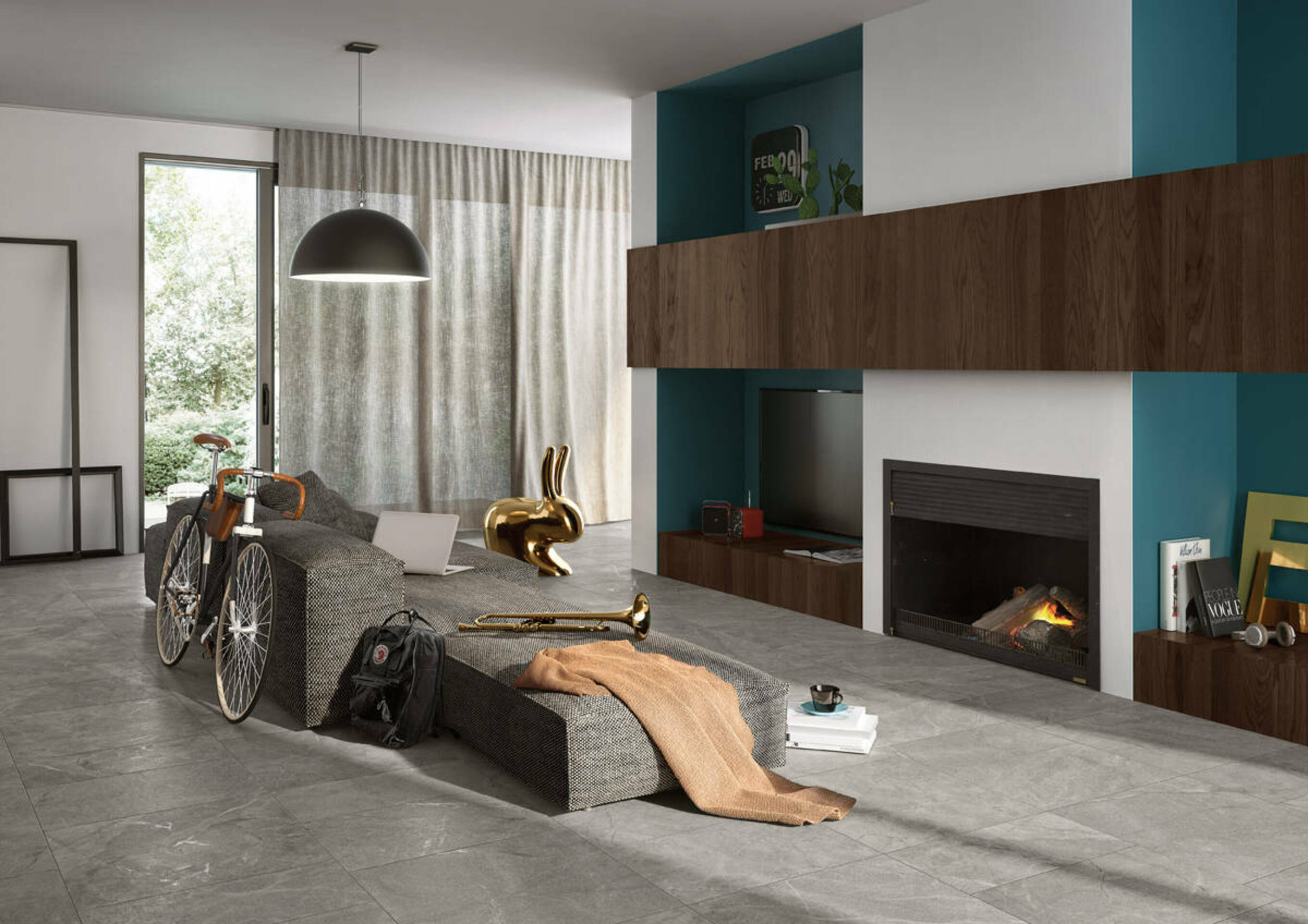 Керамогранит Imola Blue Savoy BLSV 60W RM 60x60 Белый, фото 2