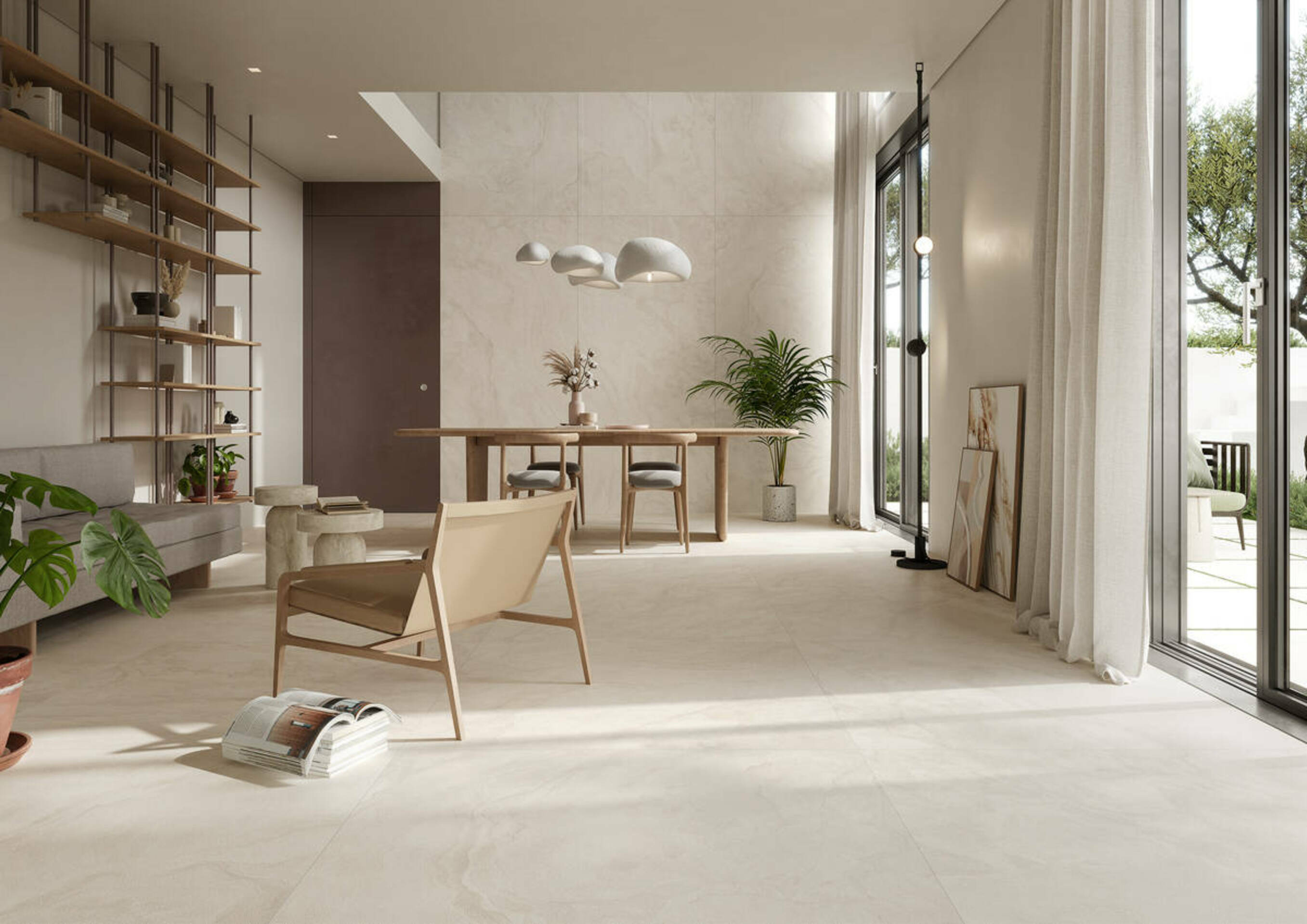 Керамогранит Imola The Rock MACAUB6 12 RM 60x120 Белый, фото 2