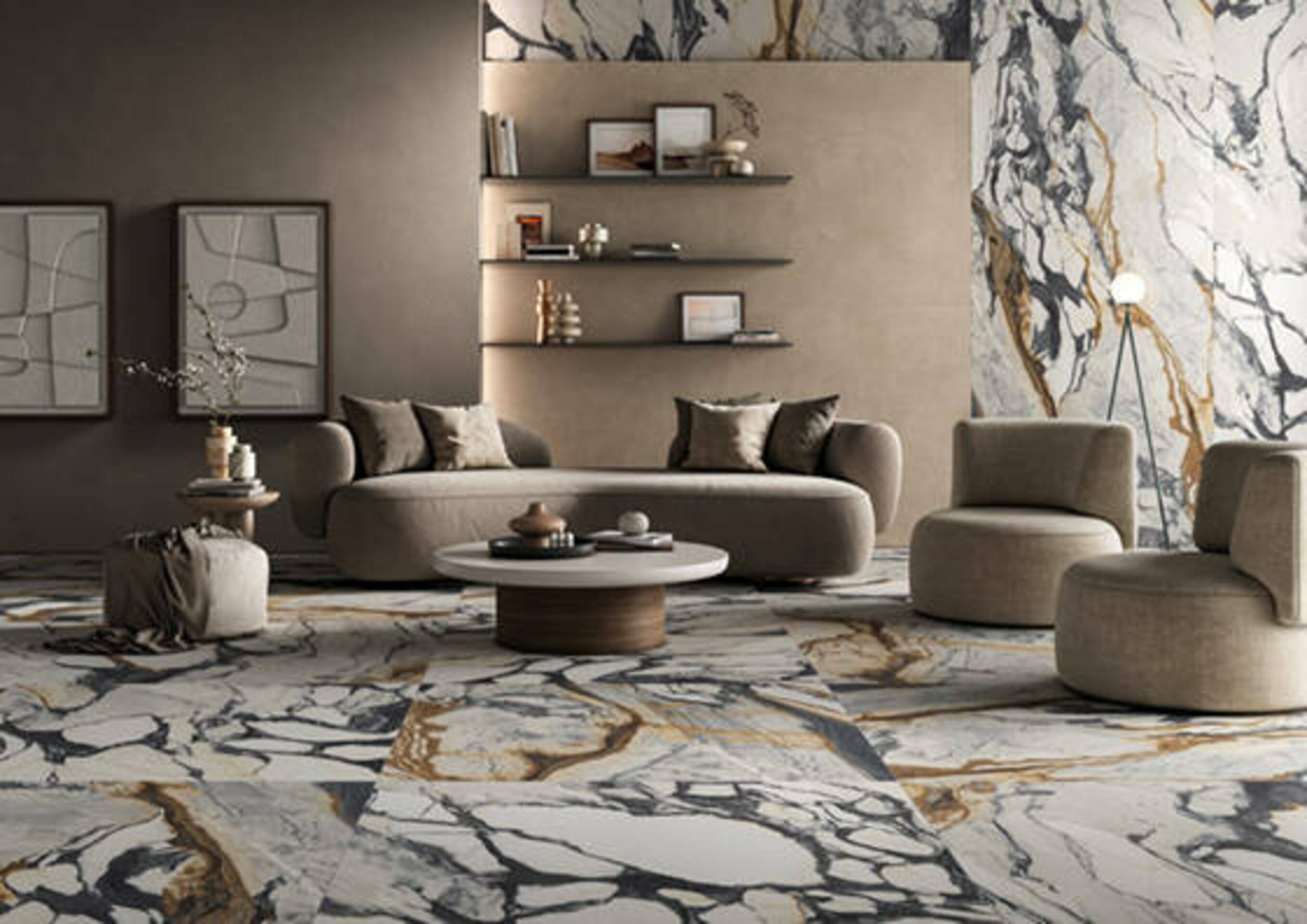 Керамогранит Imola The Room Abs Wh6 12LP 60x120 Белый, фото 2