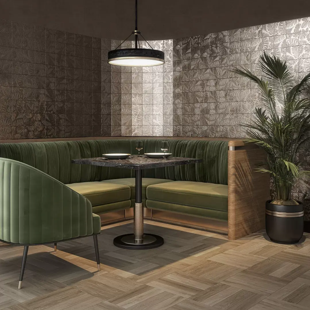 Керамическая плитка Kerama Marazzi Агдаль Декор 2 белый матовый структура 15x15x0,9 Белый, фото 1