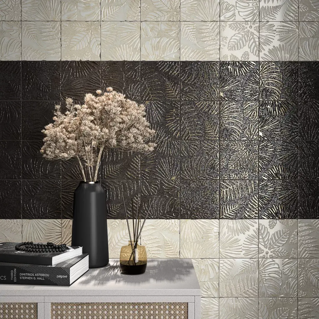 Керамическая плитка Kerama Marazzi Агдаль Декор 2 белый матовый структура 15x15x0,9 Белый, фото 3