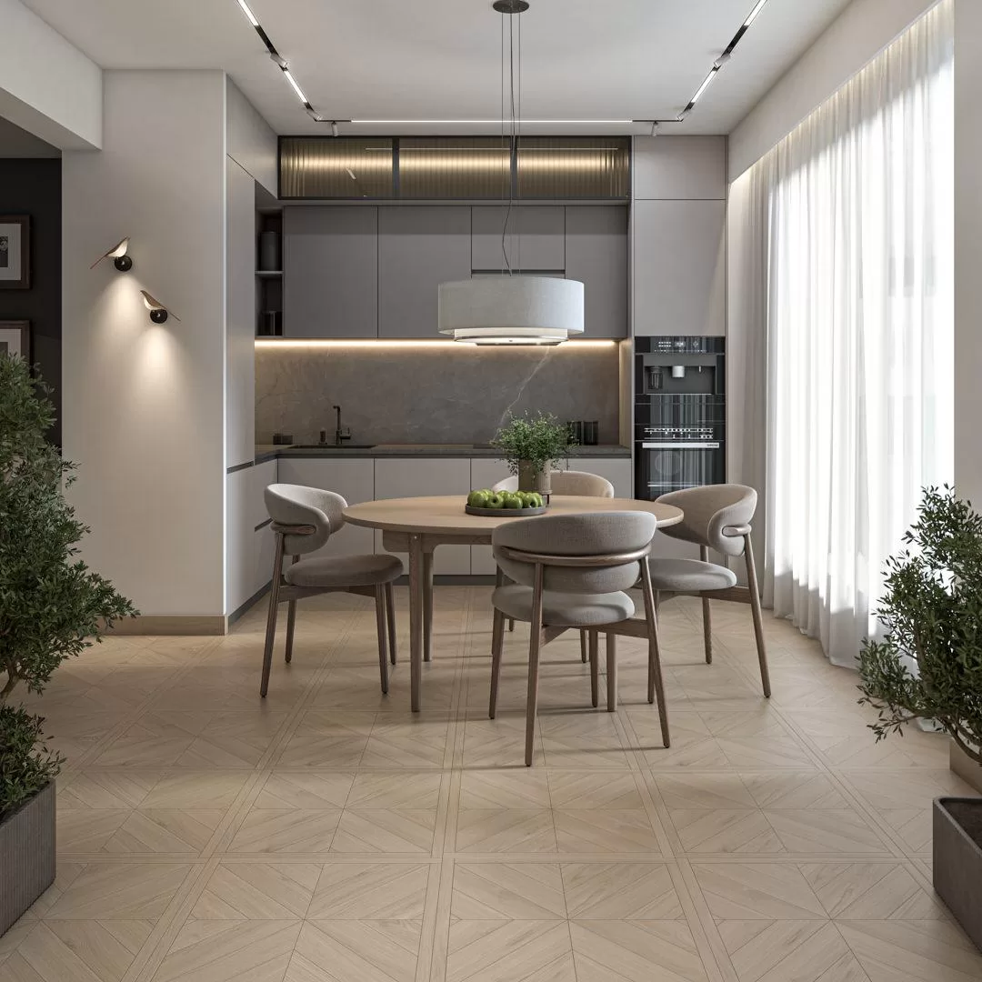 Керамогранит Kerama Marazzi Альберони декор бежевый матовый обрезной 60x60 Бежевый, фото 2
