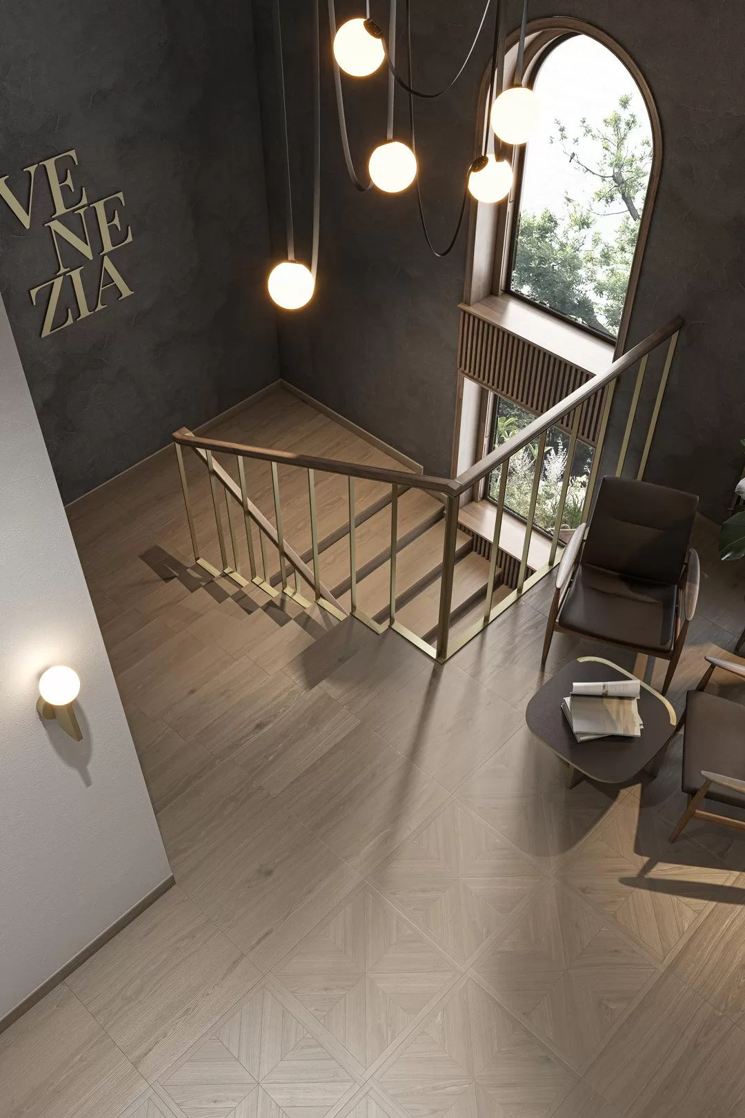 Керамогранит Kerama Marazzi Альберони декор бежевый матовый обрезной 60x60 Бежевый, фото 3