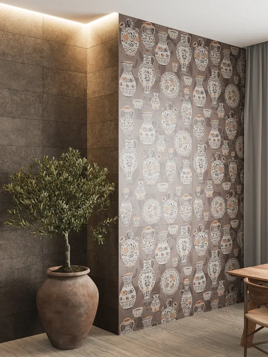 Керамогранит Kerama Marazzi Ковер Антиб матовый обрезной 119,5x238,5x0,9 Комбинированный, фото 2