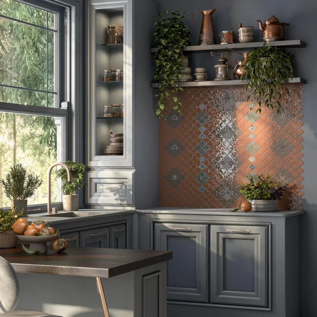 Керамическая плитка Kerama Marazzi Арабески Марокко бежевый светлый матовый 26x30x0,7 Бежевый, фото 2