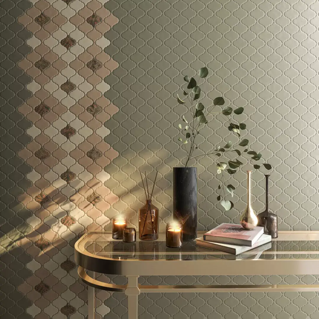 Керамическая плитка Kerama Marazzi Арабески Марокко бежевый светлый матовый 26x30x0,7 Бежевый, фото 3