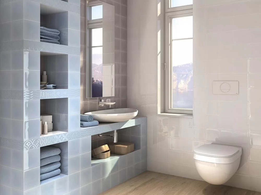 Керамическая плитка Kerama Marazzi Авеллино белый 7.4х15 Белый, фото 1