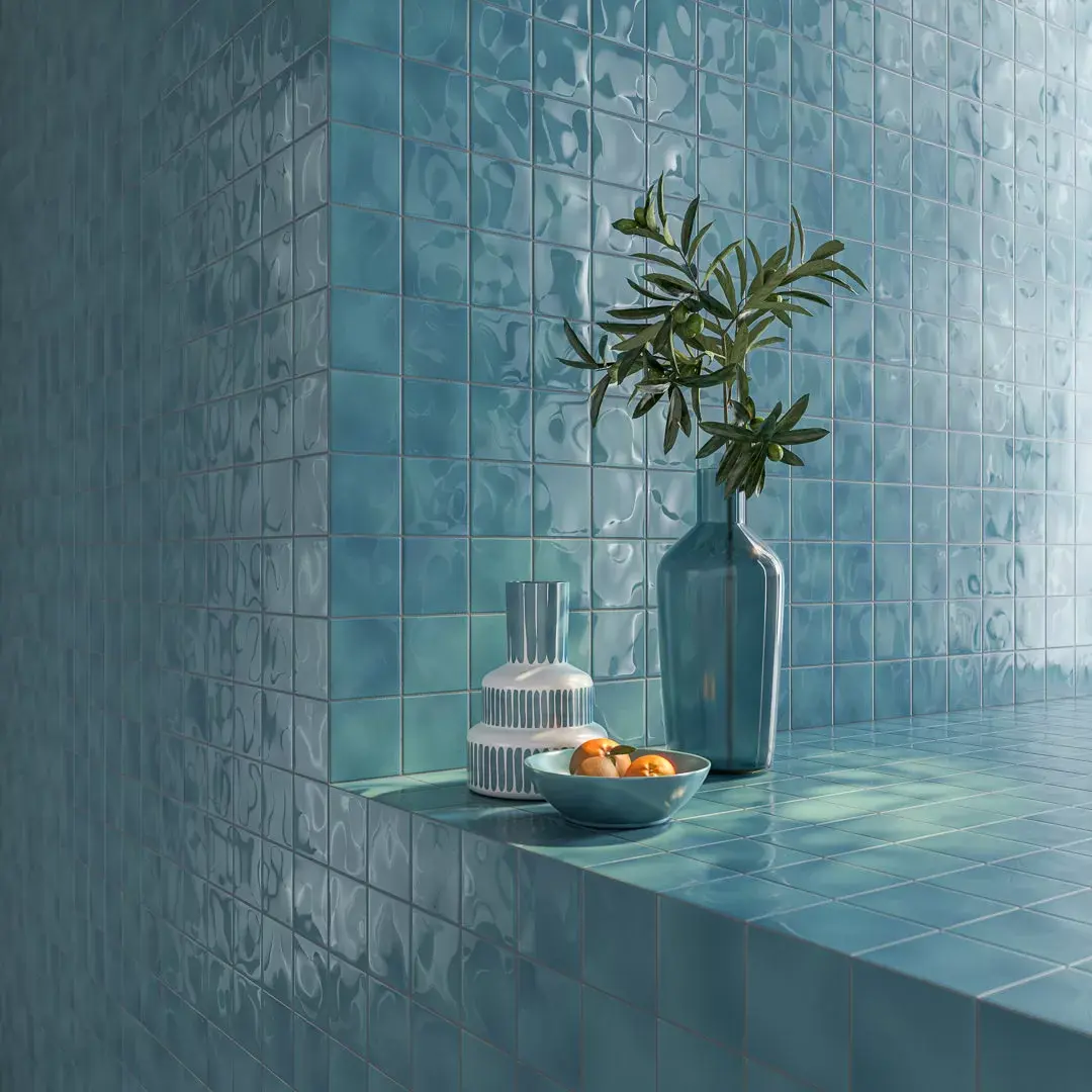 Керамическая плитка Kerama Marazzi Бахия зелёный глянцевый 29,8х39,8 из 12 частей 9,8x9,8x0,7 Зеленый, фото 2