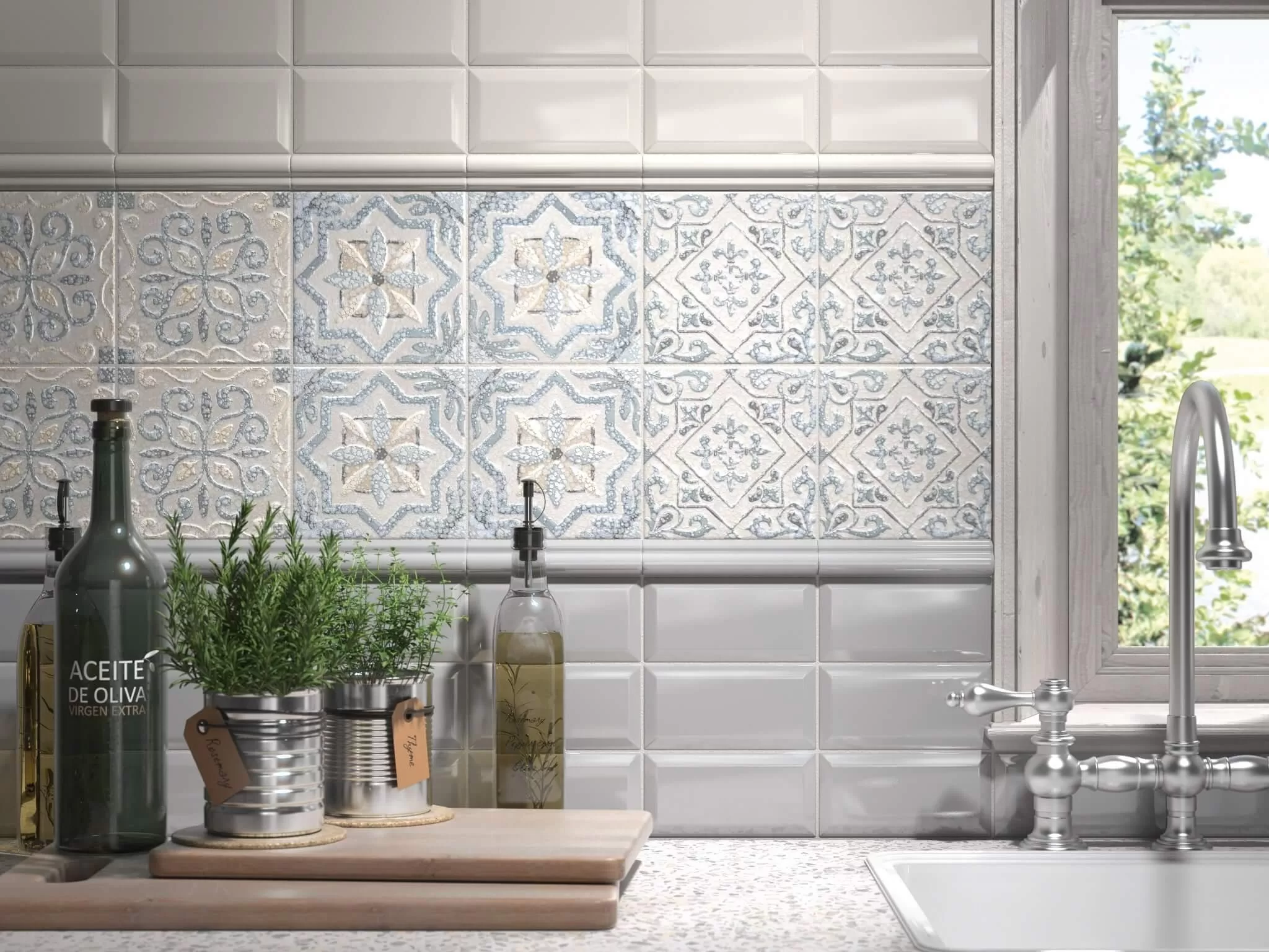 Керамическая плитка Kerama Marazzi Барио Декор C3015x15 Комбинированный, фото 1