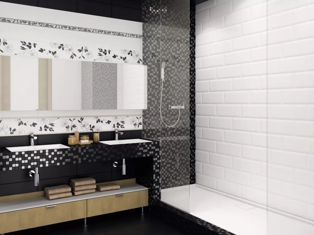 Мозаика Kerama Marazzi Бельканто Декор мозаичный черный 15х40 Черный, фото 1