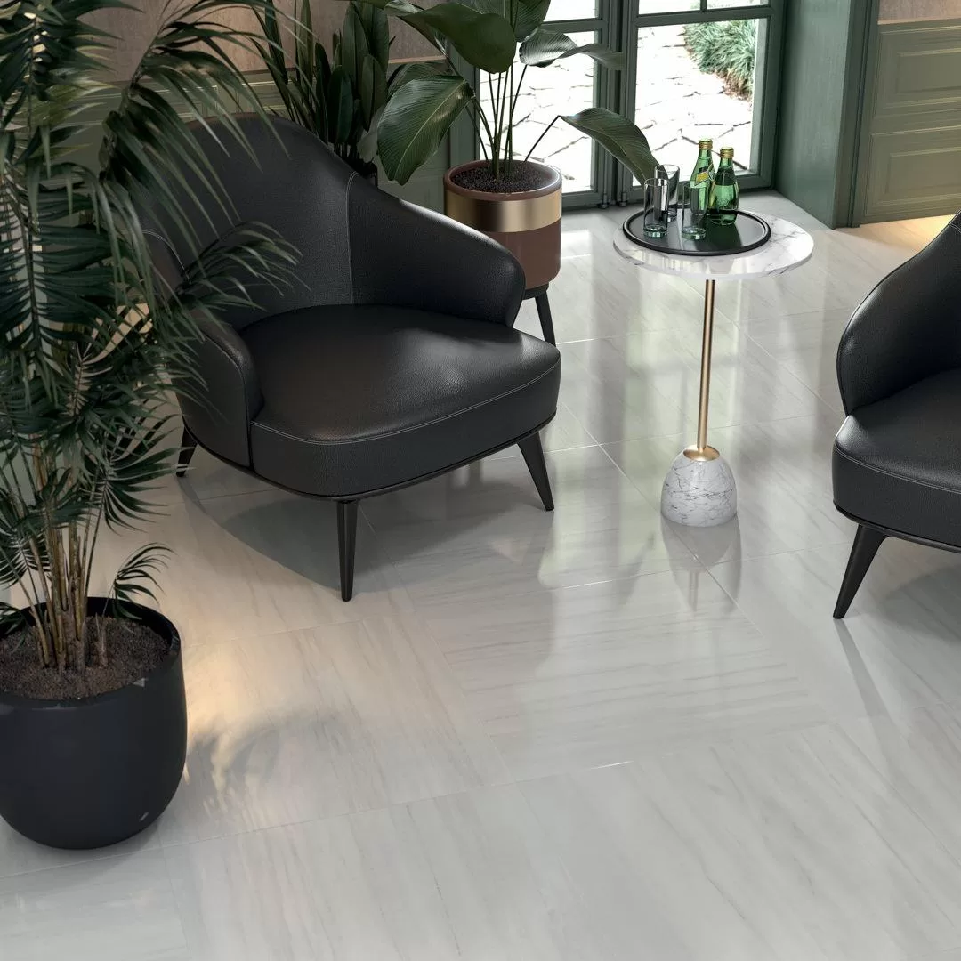Керамическая плитка Kerama Marazzi Белем Декор серый светлый глянцевый обрезной 30х89,5 Серый, фото 3