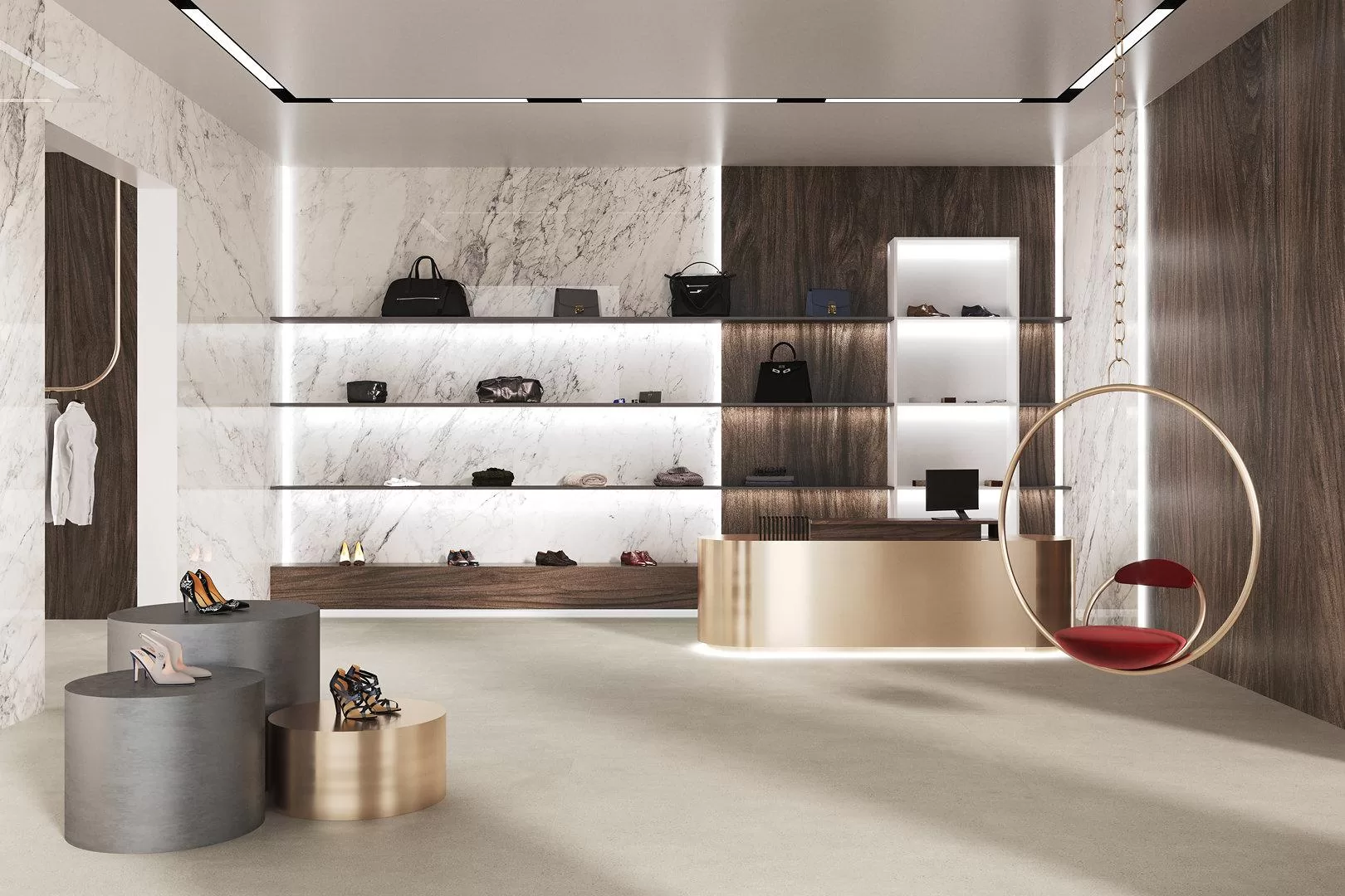 Керамогранит Kerama Marazzi Surface Laboratory /Капрая белый ZZ160x320 Белый, фото 3