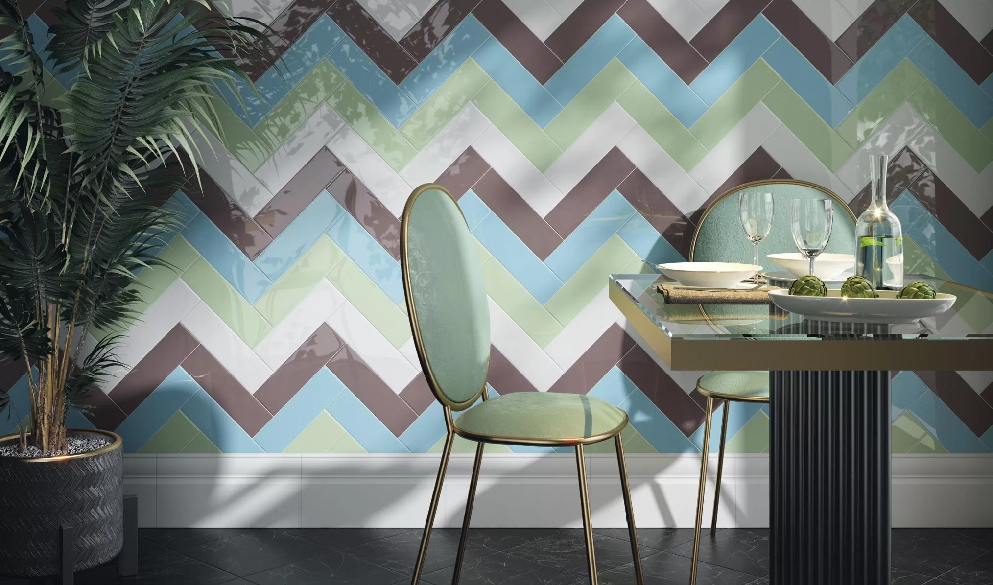 Керамическая плитка Kerama Marazzi Баттерфляй синий 8,5х28,5 Синий, фото 1