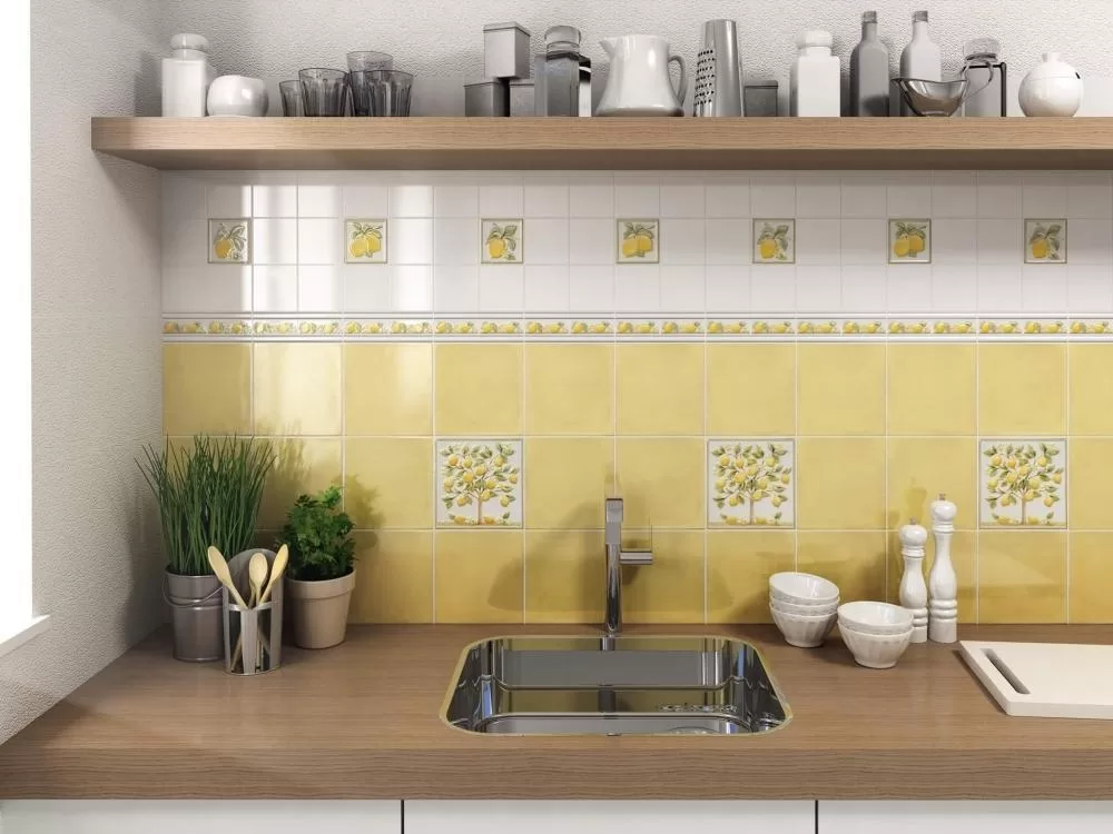 Керамическая плитка Kerama Marazzi Капри желтый20х20 Желтый, фото 3