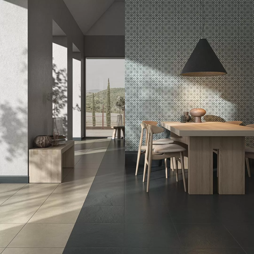 Бордюр антрацит матовый обрезной 2.5x30 Kerama Marazzi Чементо Черный, фото 2