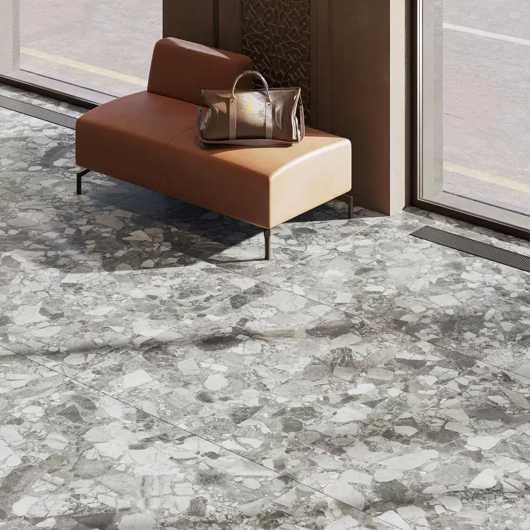 Керамогранит Kerama Marazzi Чеппо ди Сицилия серый матовый обрезной 60x60x2 Серый, фото 2