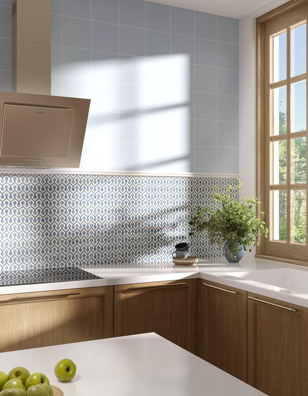 Керамическая плитка Kerama Marazzi Шавен Декор 1 матовый 20x20x0,69 Комбинированный, фото 2