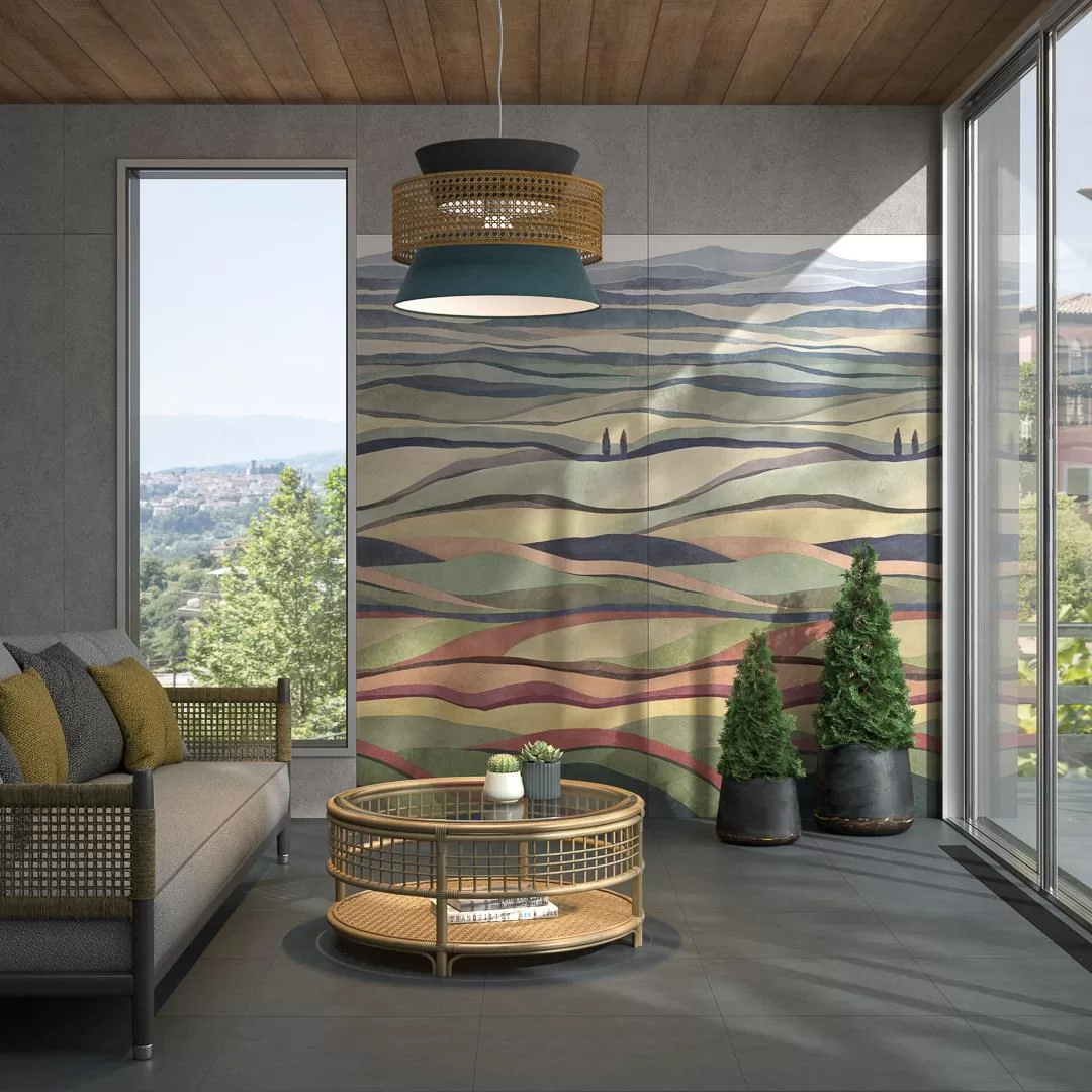 Керамогранит Kerama Marazzi Ковры Ковер Коллине матовый обрезной 119,5x238,5 Комбинированный, фото 1