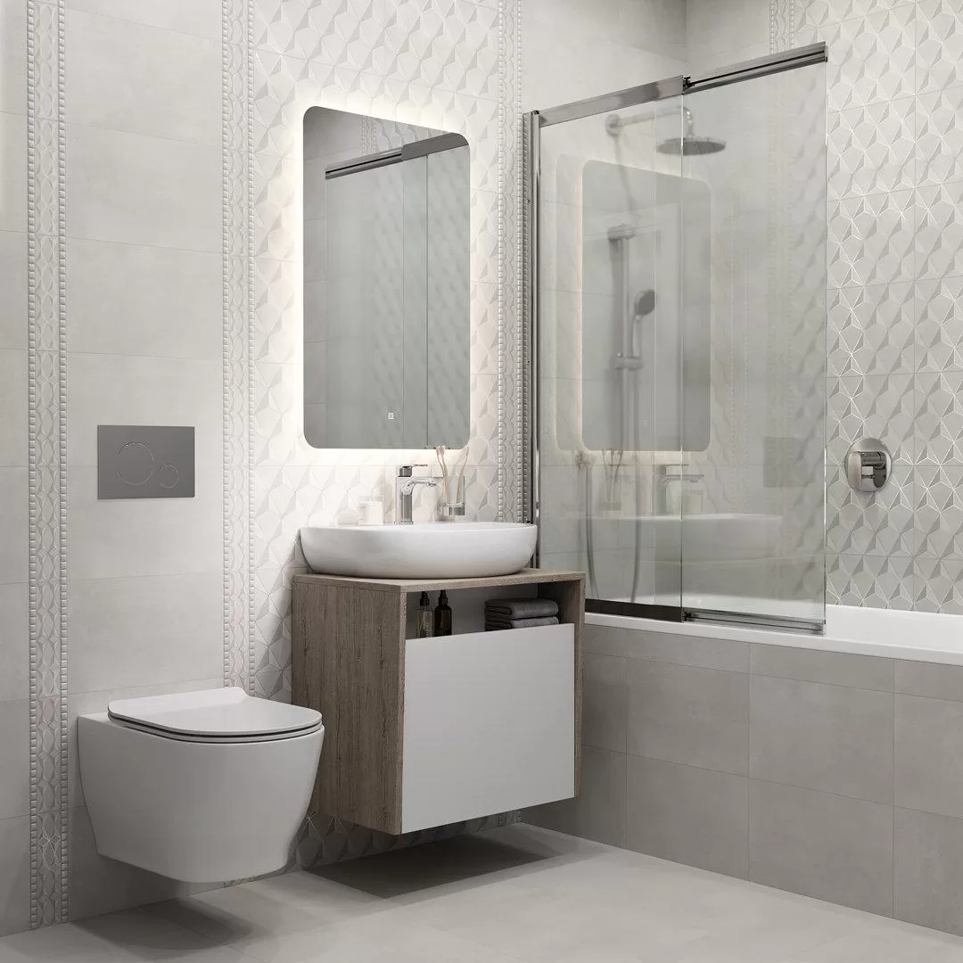 Керамогранит Kerama Marazzi Корредо серый светлый матовый 40.2x40.2 Серый, фото 1