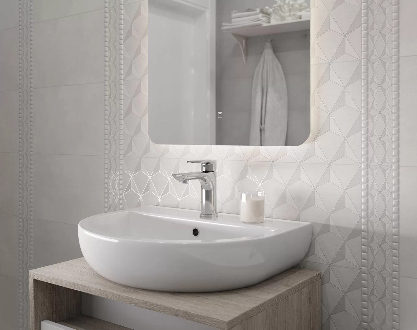 Керамогранит Kerama Marazzi Корредо серый светлый матовый 40.2x40.2 Серый, фото 2
