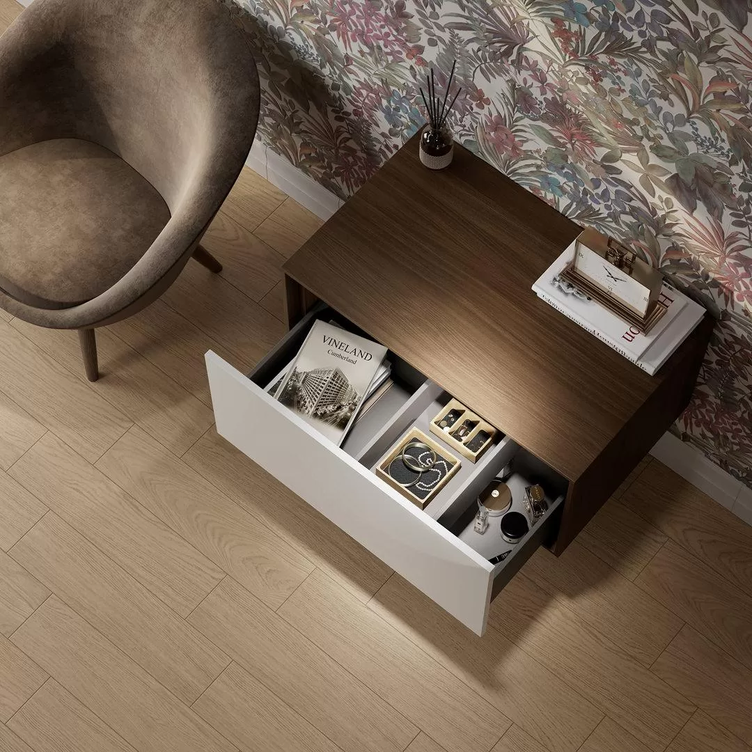 Керамогранит Kerama Marazzi Дистинто бежевый обрезной 15x60 Бежевый, фото 2