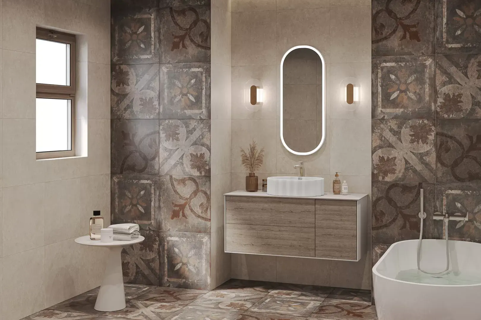 Керамогранит Kerama Marazzi Геркуланум коричневый 50.2х50.2 Коричневый, фото 2