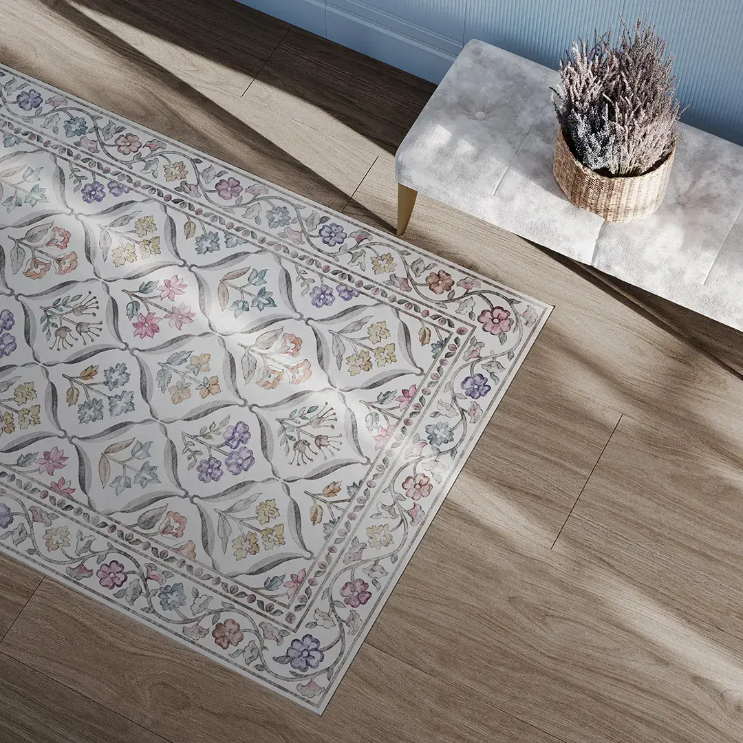 Керамогранит Kerama Marazzi Ковер Флер матовый обрезной 119,5x238,5x0,9 Комбинированный, фото 1