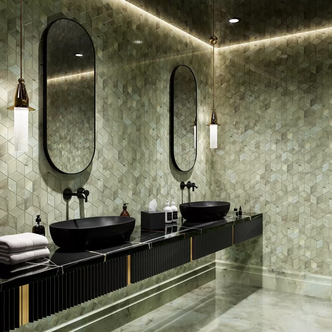 Керамическая плитка Kerama Marazzi Джардини Плинтус зеленый 20x40 Зеленый, фото 1