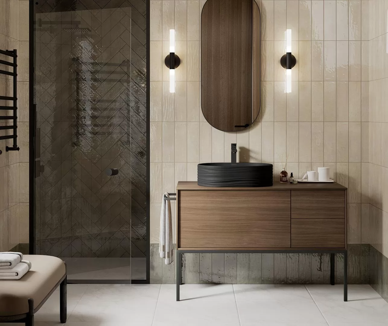 Керамическая плитка Kerama Marazzi Гран Пале белый25x40 Белый, фото 2