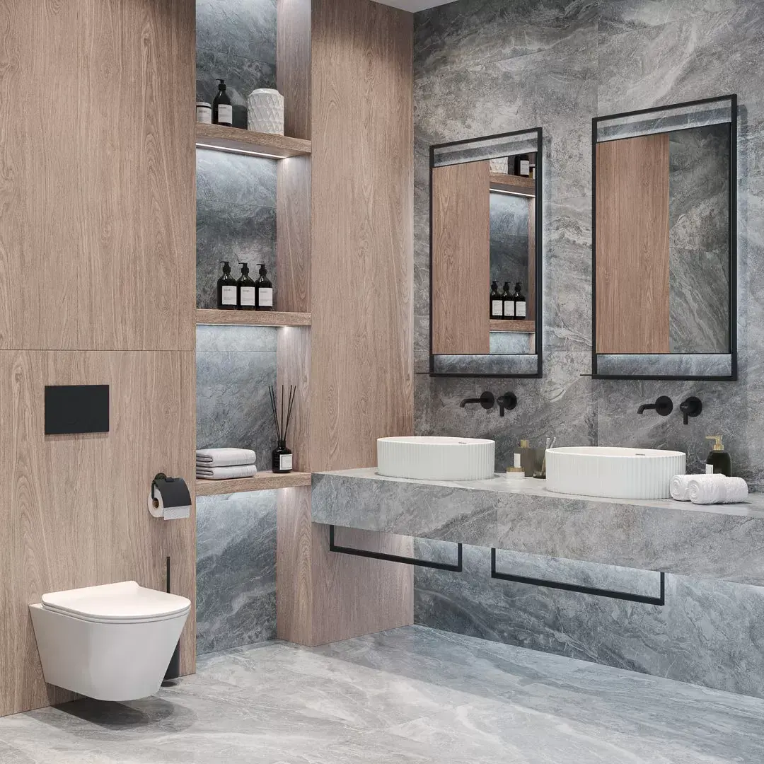 Керамогранит Kerama Marazzi Гриджио серый обрезной 60x119.5 Серый, фото 3