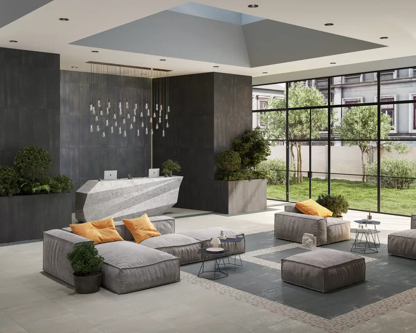 Подступенок синий матовый обрезной 60x14,5 Kerama Marazzi Гварди Серый, фото 1