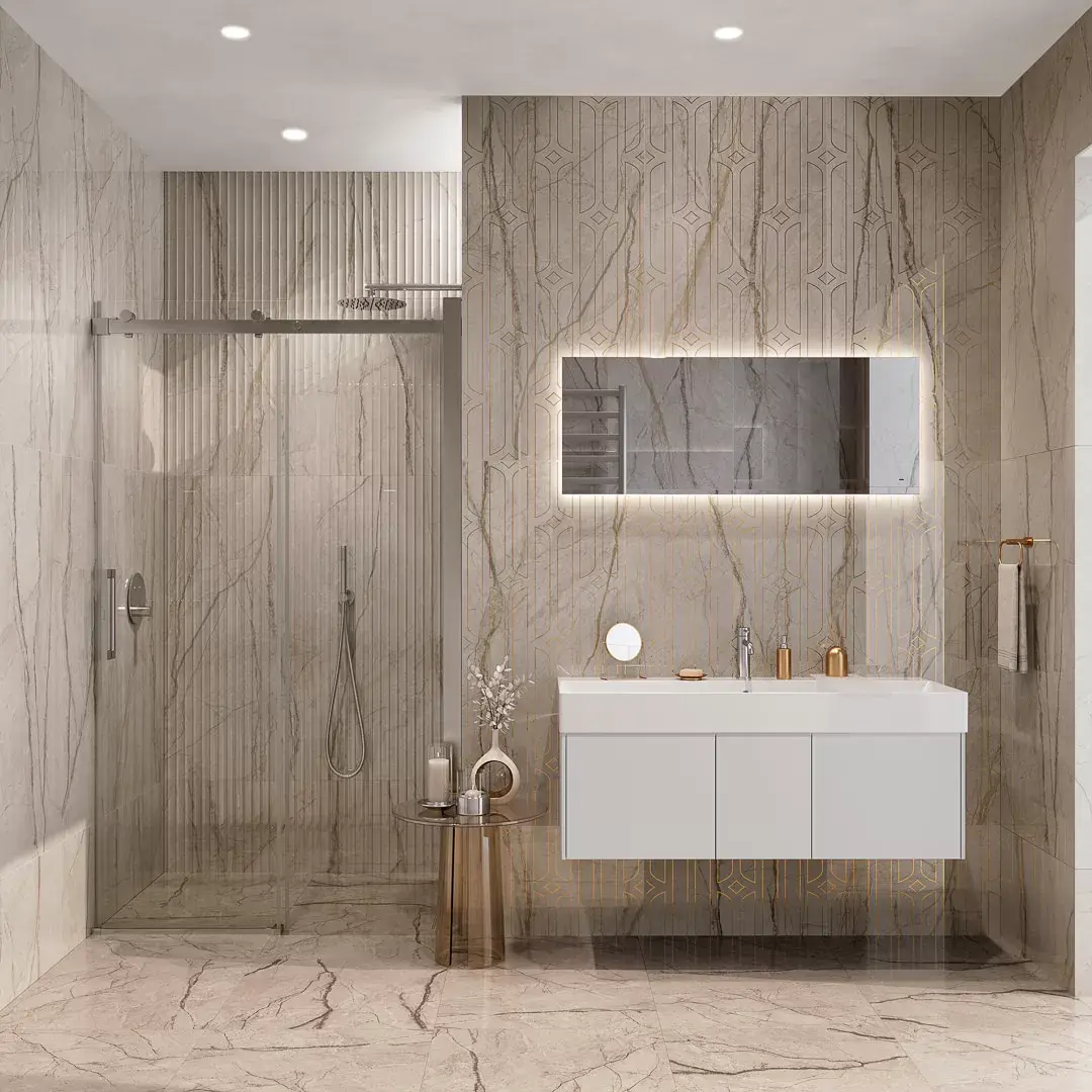 Керамогранит Kerama Marazzi Ифран серый светлый матовый обрезной 60x60x0,9 Серый, фото 2