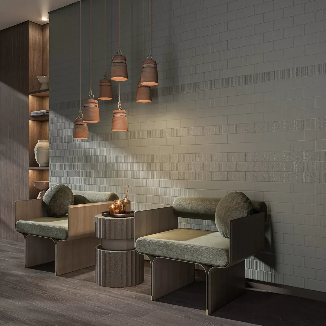 Керамическая плитка Kerama Marazzi Касба белый матовый структура 7,4x15x0,82 Белый, фото 2