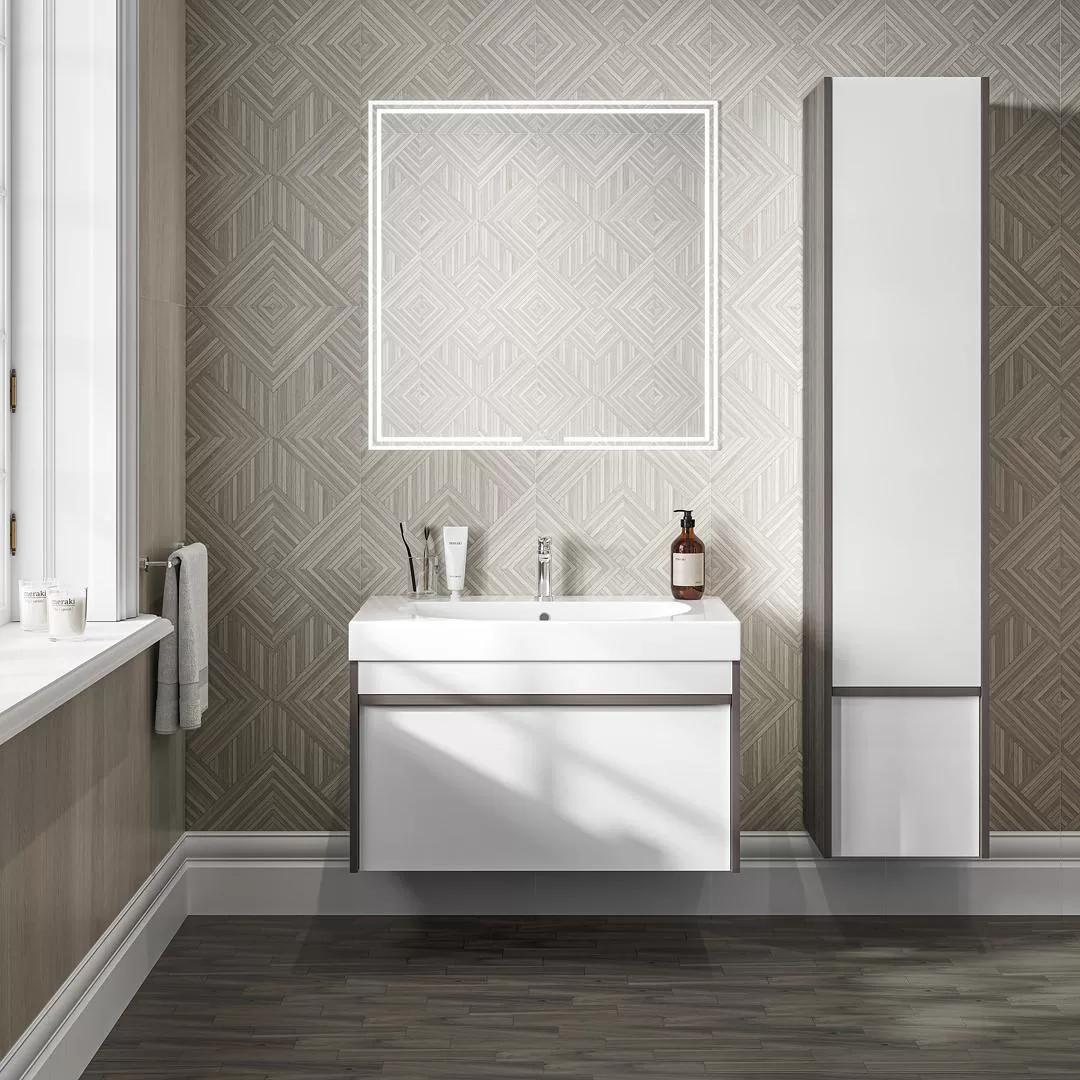Керамическая плитка Kerama Marazzi Ламбро бежевый структура обрезной 40x120 Бежевый, фото 2